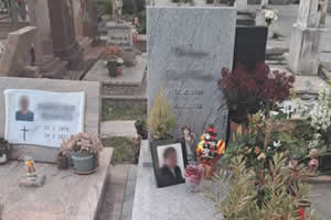 Tomba a terra in marmo